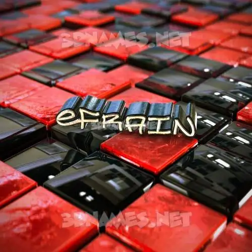 efrain in Red Checkered style - 3D name wallpaper efrain in Red Checkered style - 3D name wallpaper