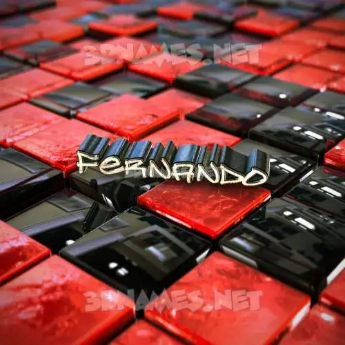 fernando in Red Checkered style - 3D name wallpaper fernando in Red Checkered style - 3D name wallpaper