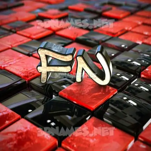 fn in Red Checkered style - 3D name wallpaper fn in Red Checkered style - 3D name wallpaper
