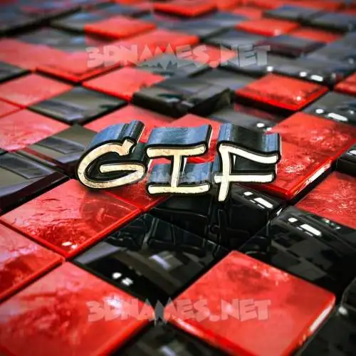 gif in Red Checkered style - 3D name wallpaper gif in Red Checkered style - 3D name wallpaper