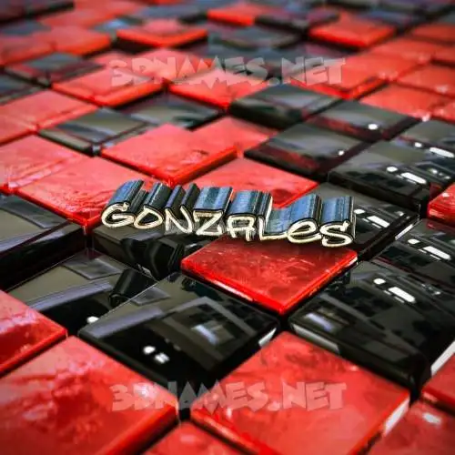 gonzales in Red Checkered style - 3D name wallpaper gonzales in Red Checkered style - 3D name wallpaper