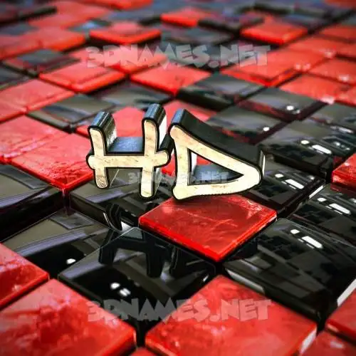 hd in Red Checkered style - 3D name wallpaper hd in Red Checkered style - 3D name wallpaper