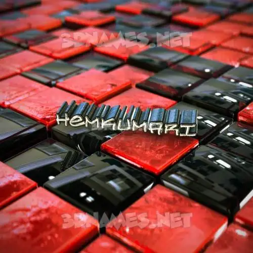 hemkumari in Red Checkered style - 3D name wallpaper hemkumari in Red Checkered style - 3D name wallpaper