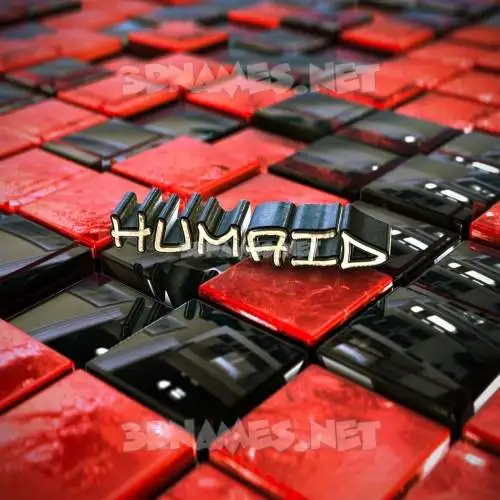 humaid in Red Checkered style - 3D name wallpaper humaid in Red Checkered style - 3D name wallpaper