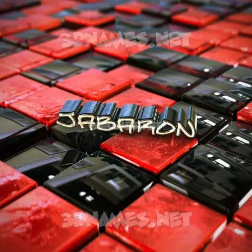 jabaron in Red Checkered style - 3D name wallpaper jabaron in Red Checkered style - 3D name wallpaper