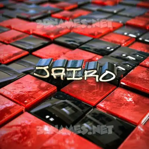 jairo in Red Checkered style - 3D name wallpaper jairo in Red Checkered style - 3D name wallpaper