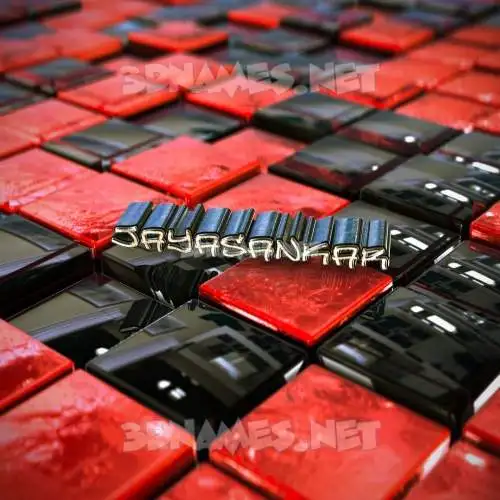 jayasankar in Red Checkered style - 3D name wallpaper jayasankar in Red Checkered style - 3D name wallpaper
