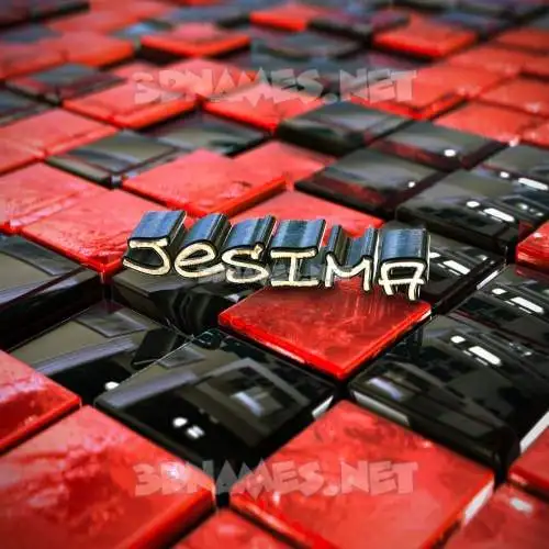 jesima in Red Checkered style - 3D name wallpaper jesima in Red Checkered style - 3D name wallpaper