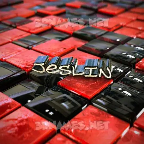 jeslin in Red Checkered style - 3D name wallpaper jeslin in Red Checkered style - 3D name wallpaper