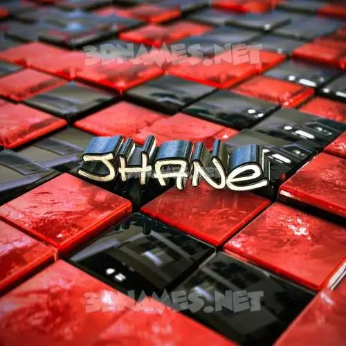 jhane in Red Checkered style - 3D name wallpaper jhane in Red Checkered style - 3D name wallpaper