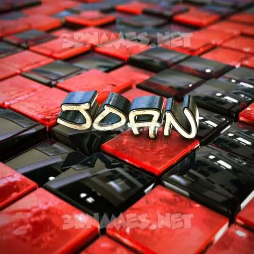 joan in Red Checkered style - 3D name wallpaper joan in Red Checkered style - 3D name wallpaper