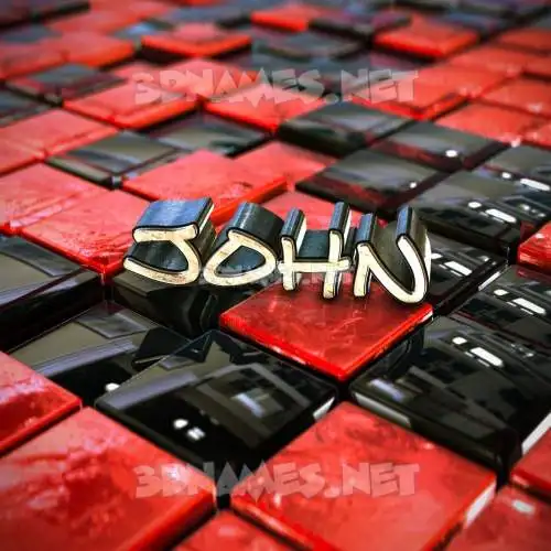 john in Red Checkered style - 3D name wallpaper john in Red Checkered style - 3D name wallpaper