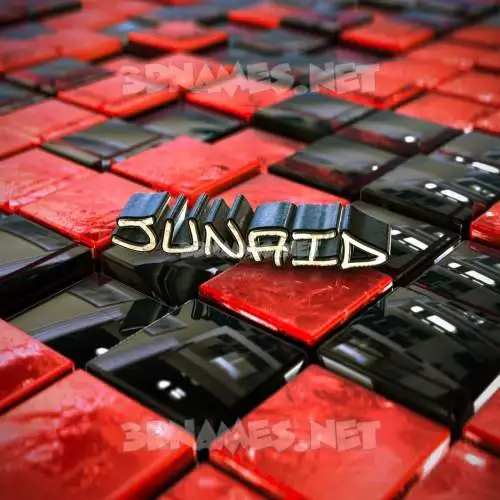 junaid in Red Checkered style - 3D name wallpaper junaid in Red Checkered style - 3D name wallpaper