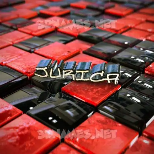 jurica in Red Checkered style - 3D name wallpaper jurica in Red Checkered style - 3D name wallpaper