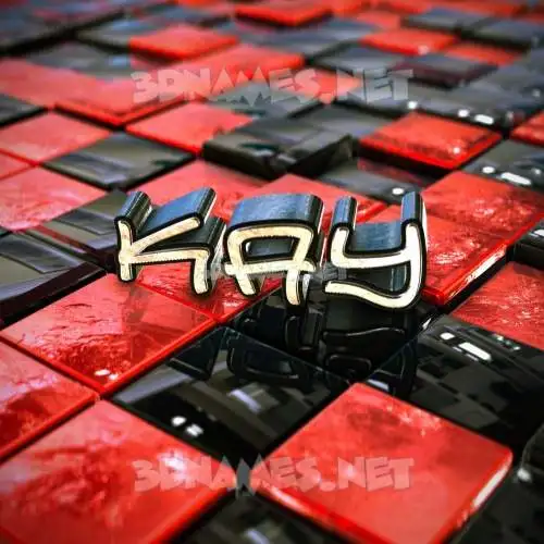 kay in Red Checkered style - 3D name wallpaper kay in Red Checkered style - 3D name wallpaper
