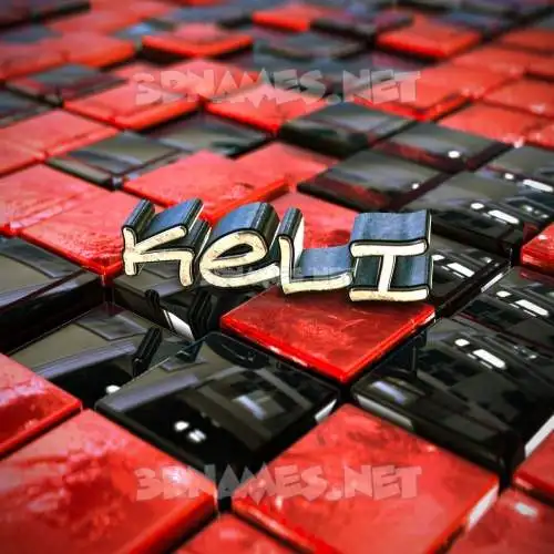 keli in Red Checkered style - 3D name wallpaper keli in Red Checkered style - 3D name wallpaper