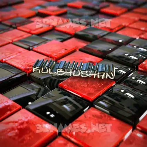 kulbhushan in Red Checkered style - 3D name wallpaper kulbhushan in Red Checkered style - 3D name wallpaper