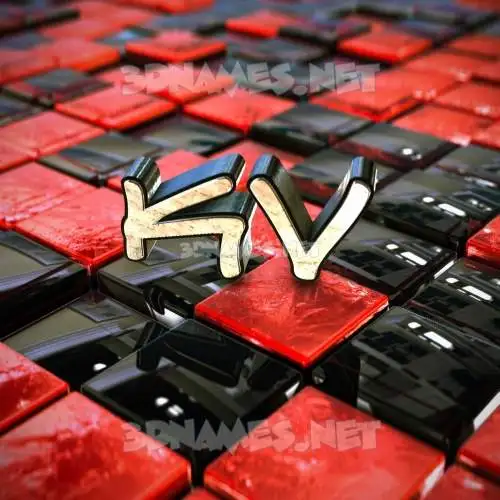 kv in Red Checkered style - 3D name wallpaper kv in Red Checkered style - 3D name wallpaper