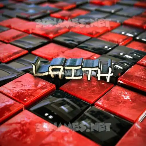 laith in Red Checkered style - 3D name wallpaper laith in Red Checkered style - 3D name wallpaper