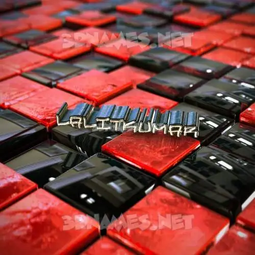 lalitkumar in Red Checkered style - 3D name wallpaper lalitkumar in Red Checkered style - 3D name wallpaper