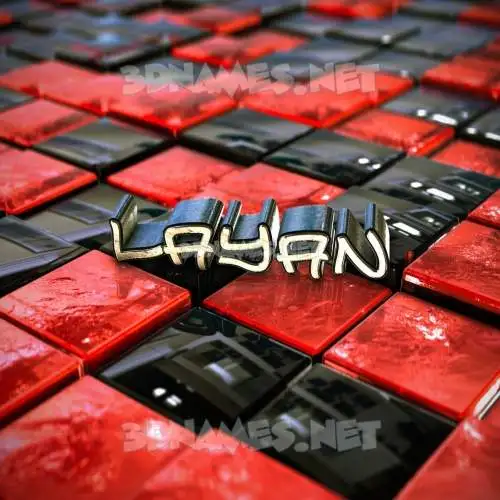 layan in Red Checkered style - 3D name wallpaper layan in Red Checkered style - 3D name wallpaper