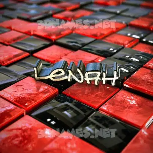 lenah in Red Checkered style - 3D name wallpaper lenah in Red Checkered style - 3D name wallpaper