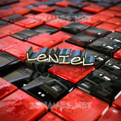 leniel in Red Checkered style - 3D name wallpaper leniel in Red Checkered style - 3D name wallpaper