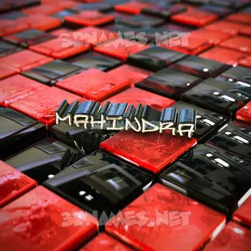 mahindra in Red Checkered style - 3D name wallpaper mahindra in Red Checkered style - 3D name wallpaper
