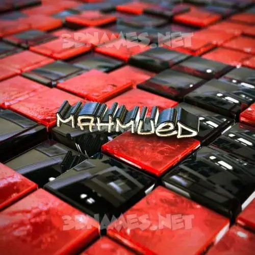 mahmued in Red Checkered style - 3D name wallpaper mahmued in Red Checkered style - 3D name wallpaper
