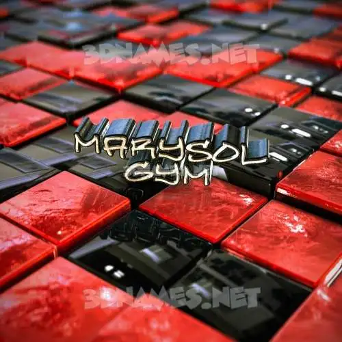 marysol gym in Red Checkered style - 3D name wallpaper marysol gym in Red Checkered style - 3D name wallpaper