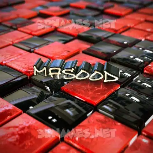 masood in Red Checkered style - 3D name wallpaper masood in Red Checkered style - 3D name wallpaper