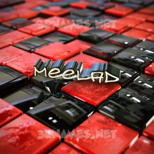 meelad in Red Checkered style - 3D name wallpaper meelad in Red Checkered style - 3D name wallpaper