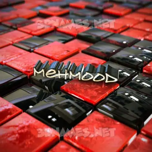 mehmood in Red Checkered style - 3D name wallpaper mehmood in Red Checkered style - 3D name wallpaper