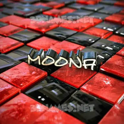 moona in Red Checkered style - 3D name wallpaper moona in Red Checkered style - 3D name wallpaper