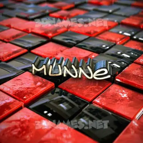 munne in Red Checkered style - 3D name wallpaper munne in Red Checkered style - 3D name wallpaper