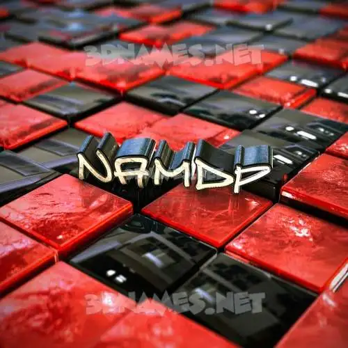 namdp in Red Checkered style - 3D name wallpaper namdp in Red Checkered style - 3D name wallpaper