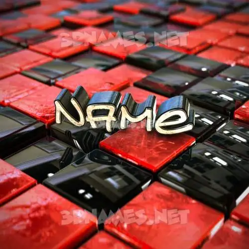 name in Red Checkered style - 3D name wallpaper name in Red Checkered style - 3D name wallpaper