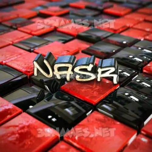 nasr in Red Checkered style - 3D name wallpaper nasr in Red Checkered style - 3D name wallpaper