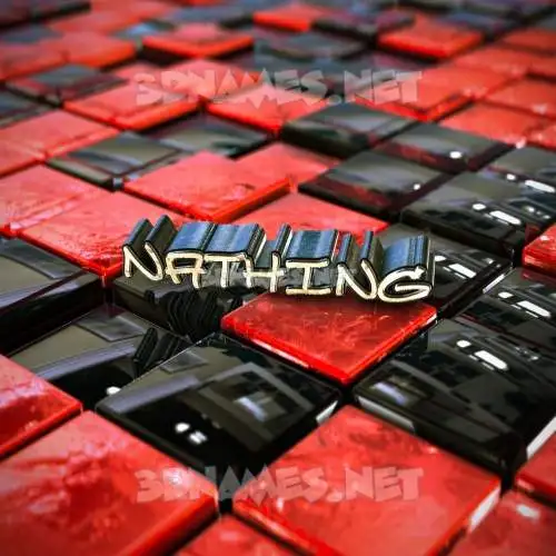nathing in Red Checkered style - 3D name wallpaper nathing in Red Checkered style - 3D name wallpaper