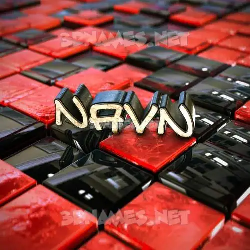 navn in Red Checkered style - 3D name wallpaper navn in Red Checkered style - 3D name wallpaper
