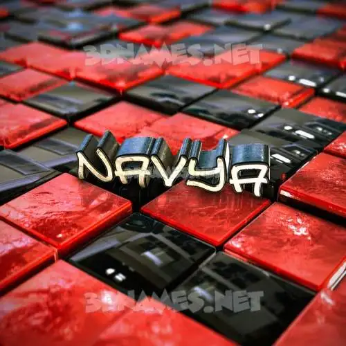navya in Red Checkered style - 3D name wallpaper navya in Red Checkered style - 3D name wallpaper