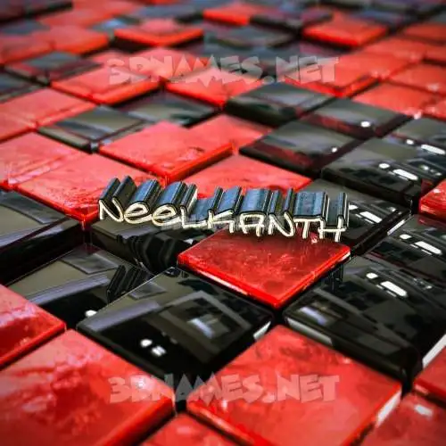 neelkanth in Red Checkered style - 3D name wallpaper neelkanth in Red Checkered style - 3D name wallpaper