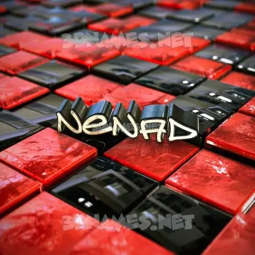 nenad in Red Checkered style - 3D name wallpaper nenad in Red Checkered style - 3D name wallpaper