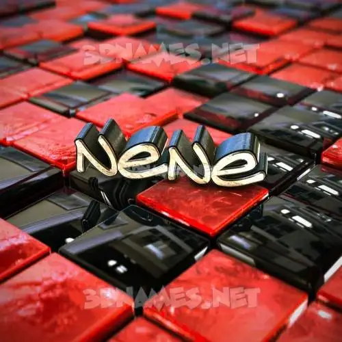nene in Red Checkered style - 3D name wallpaper nene in Red Checkered style - 3D name wallpaper