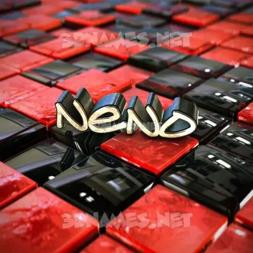 neno in Red Checkered style - 3D name wallpaper neno in Red Checkered style - 3D name wallpaper