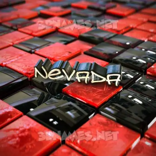 nevada in Red Checkered style - 3D name wallpaper nevada in Red Checkered style - 3D name wallpaper