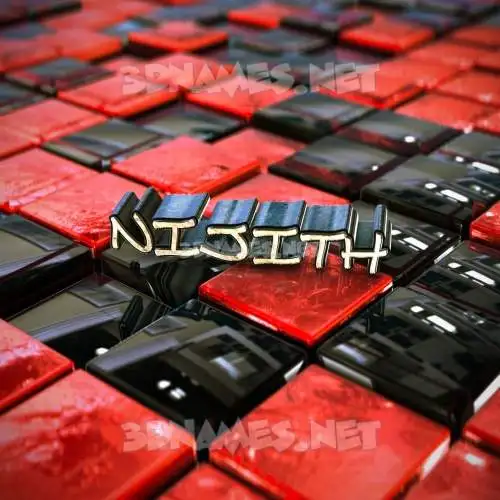 nijith in Red Checkered style - 3D name wallpaper nijith in Red Checkered style - 3D name wallpaper