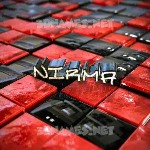 nirma in Red Checkered style - 3D name wallpaper nirma in Red Checkered style - 3D name wallpaper