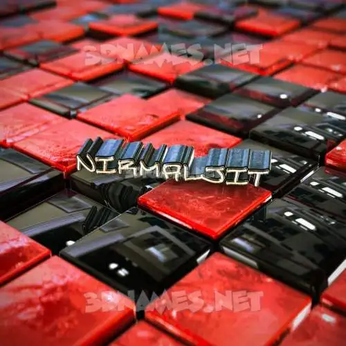 nirmaljit in Red Checkered style - 3D name wallpaper nirmaljit in Red Checkered style - 3D name wallpaper
