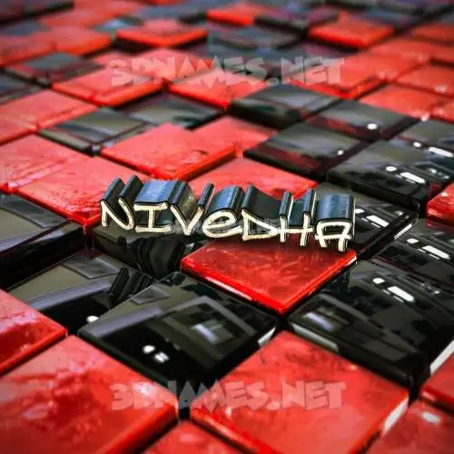 nivedha in Red Checkered style - 3D name wallpaper nivedha in Red Checkered style - 3D name wallpaper